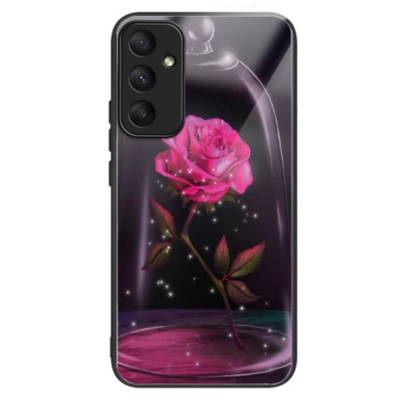 Skal Samsung Galaxy A55 5g Rosa Härdat Glas