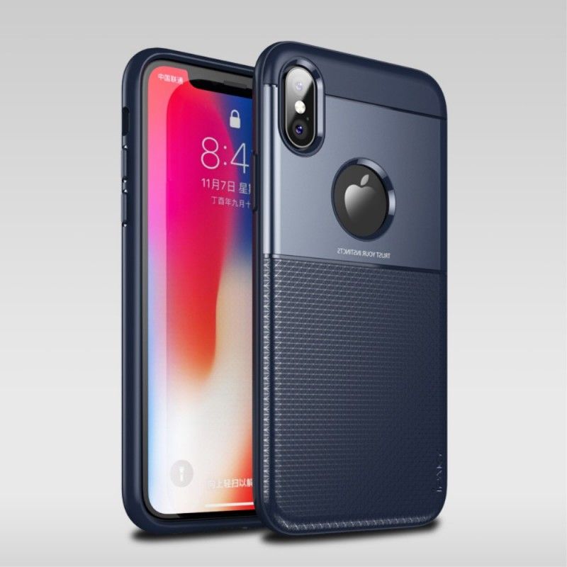 Skal iPhone XS Brun Ipaky Kolfiber