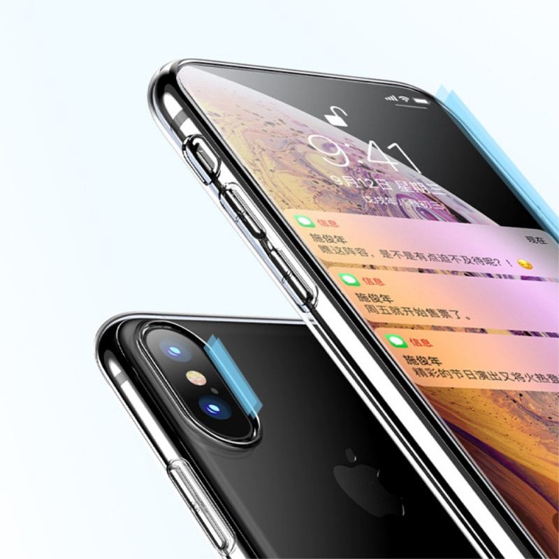 Skal iPhone XS Mobilskal Transparent X-Nivå