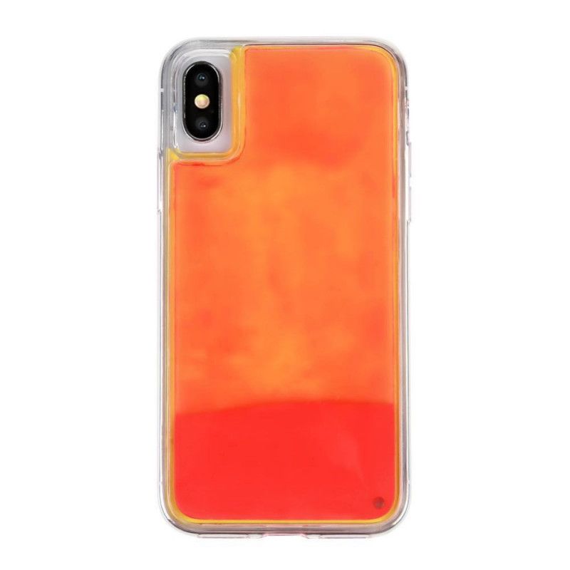 Skal iPhone XS Orange Lysande
