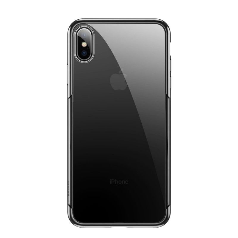 Skal iPhone XS Röd Baseus Glänsande Serie