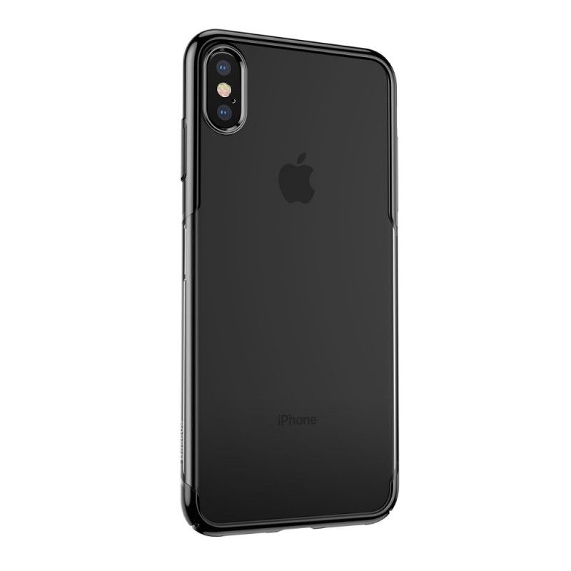 Skal iPhone XS Röd Baseus Glänsande Serie