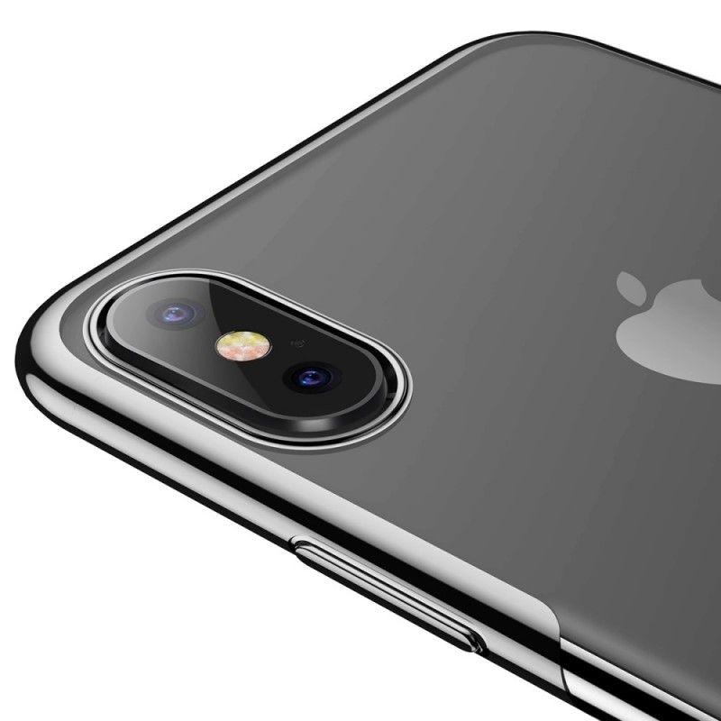 Skal iPhone XS Röd Baseus Glänsande Serie