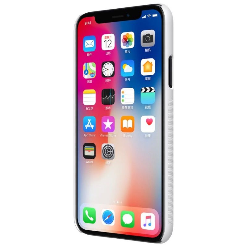 Skal iPhone XS Svart Styv Frostat Nillkin