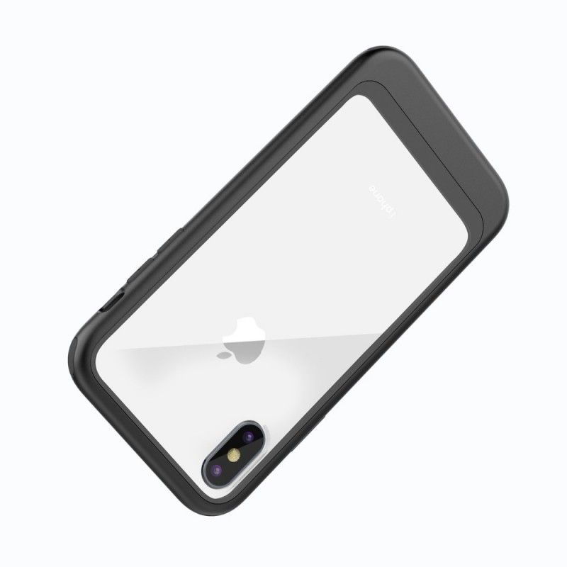 Skal iPhone XS Svart Transparent Avtagbar