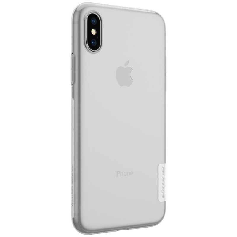 Skal iPhone XS Svart Transparent Nillkin