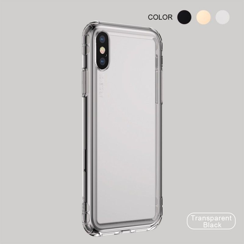 Skal iPhone XS Transparent Krockkuddar I Basen