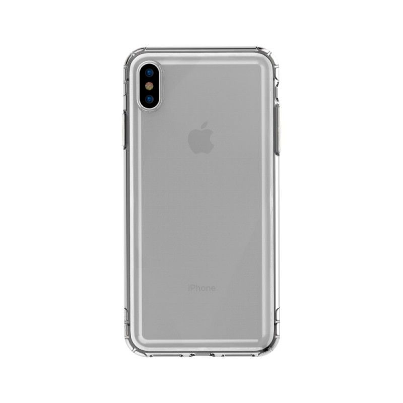 Skal iPhone XS Transparent Krockkuddar I Basen