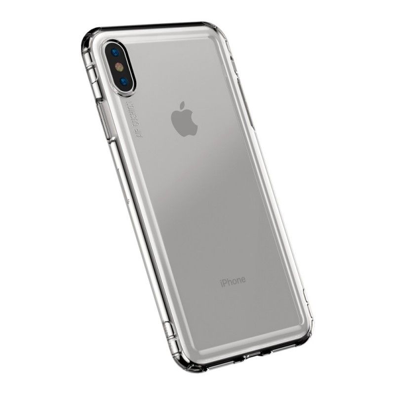 Skal iPhone XS Transparent Krockkuddar I Basen