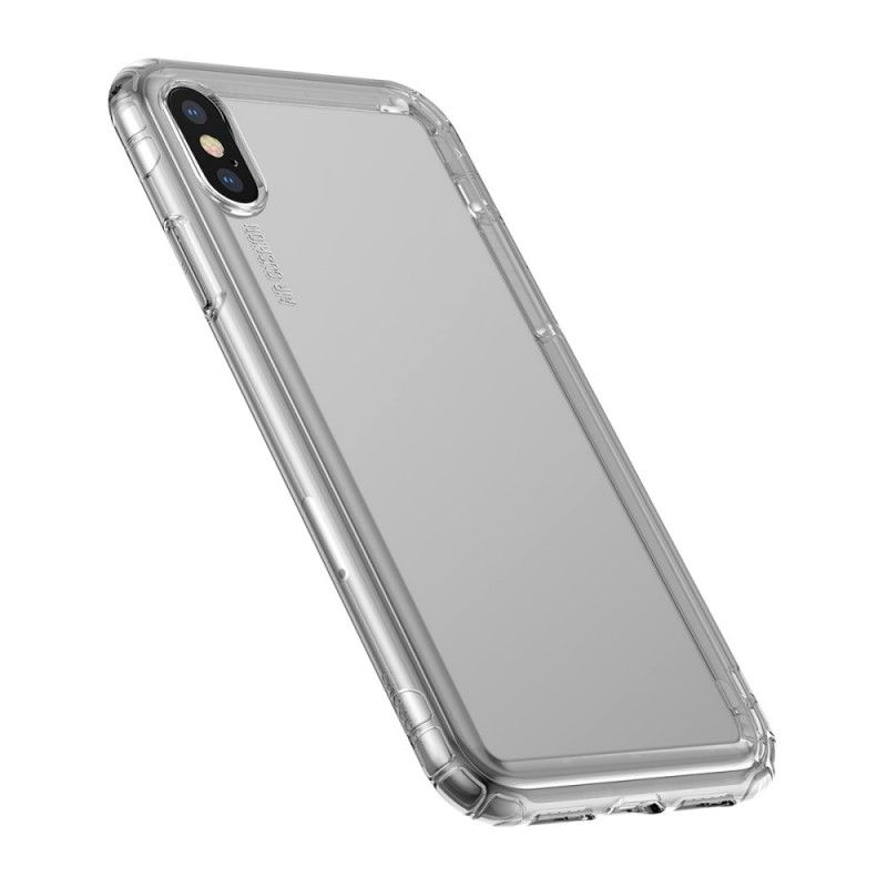 Skal iPhone XS Transparent Krockkuddar I Basen