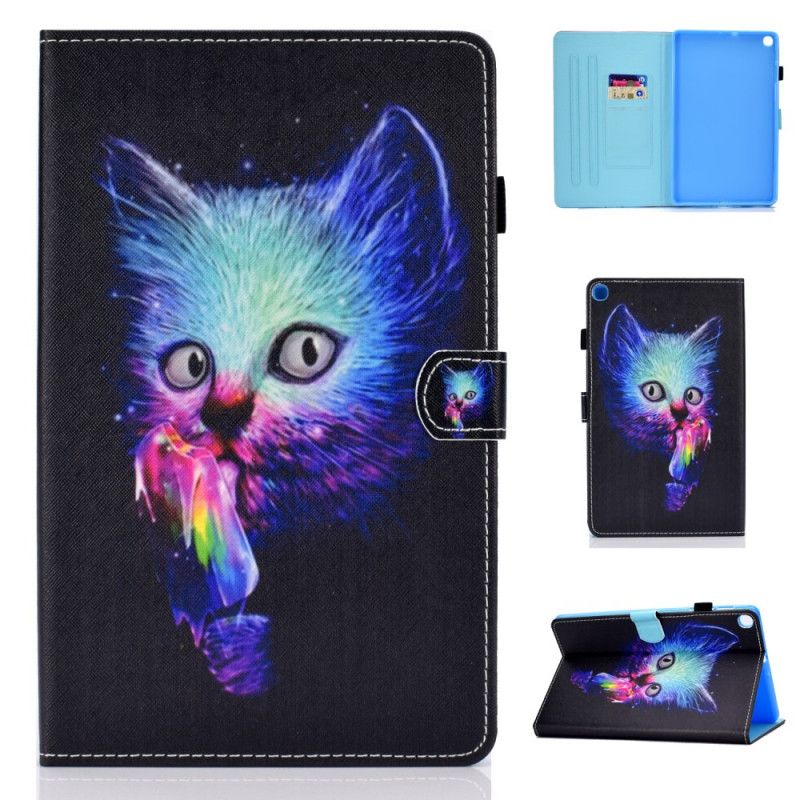 Fodral för Samsung Galaxy Tab A 10.1 (2019) Psykokatt