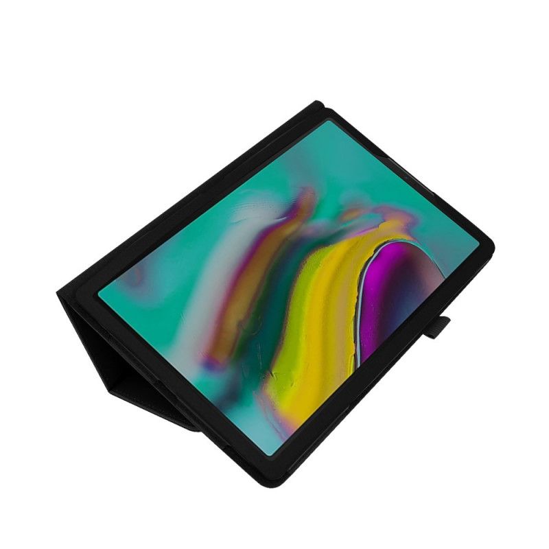 Fodral för Samsung Galaxy Tab A 10.1 (2019) Svart 2 Flikar Med Imitationsläder