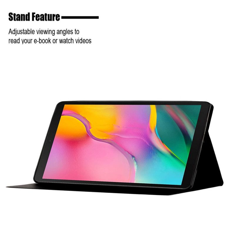 Fodral för Samsung Galaxy Tab A 10.1 (2019) Svart Marmordesign