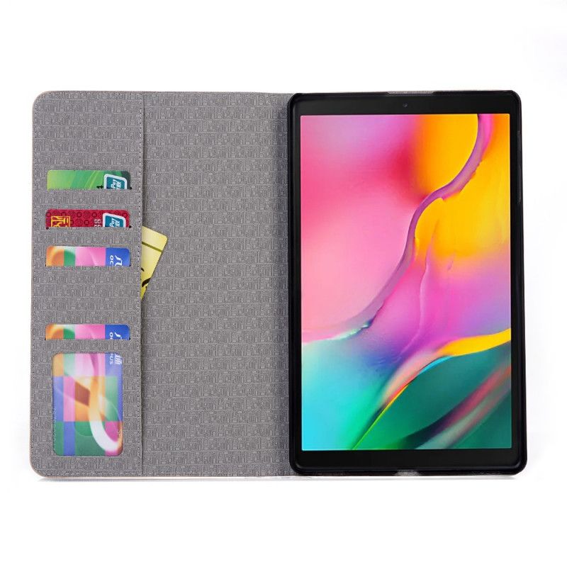 Fodral Samsung Galaxy Tab A 10.1 (2019) Grå Vintagekort