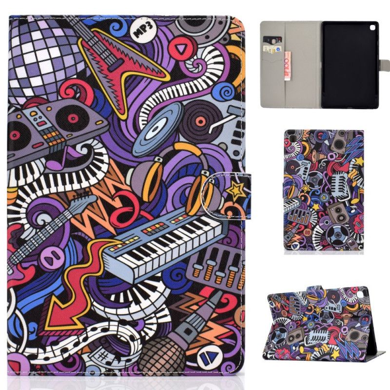 Fodral Samsung Galaxy Tab A 10.1 (2019) Musik