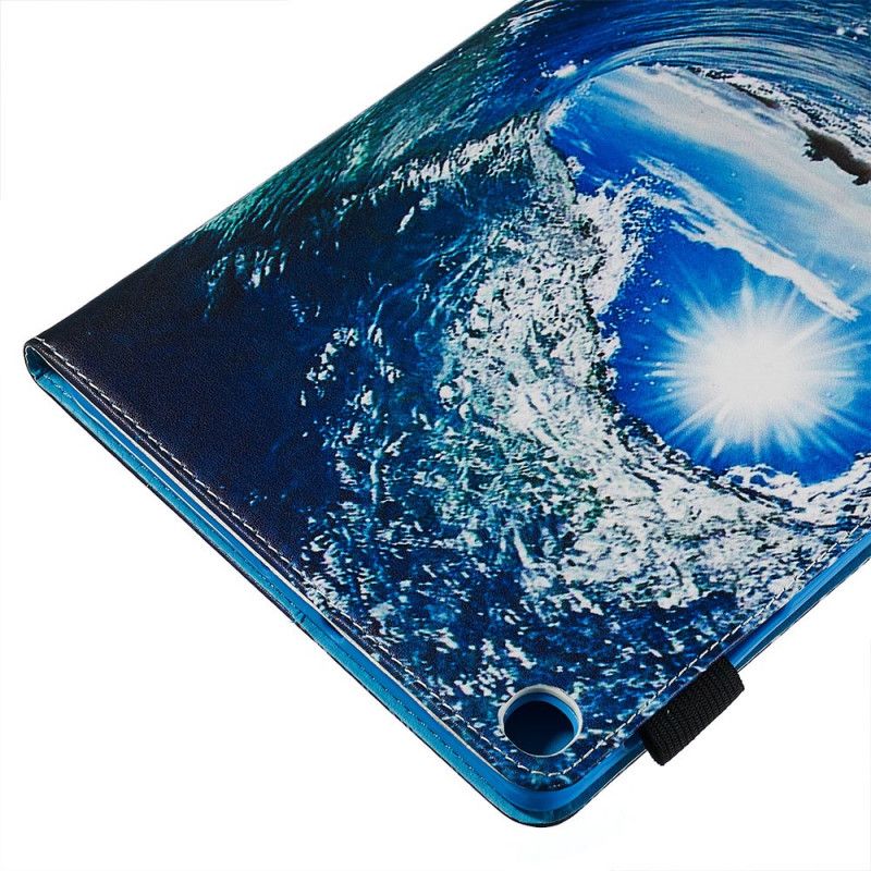 Läderfodral Samsung Galaxy Tab A 10.1 (2019) Mobilskal Våg