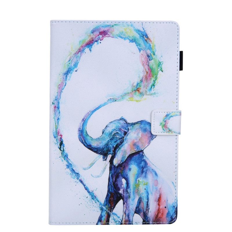 Läderfodral Samsung Galaxy Tab A 10.1 (2019) Rosa Min Elefant