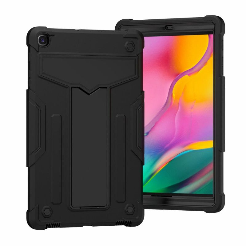 Skal Samsung Galaxy Tab A 10.1 (2019) Svart Mobilskal Resistent Vikbart Stöd