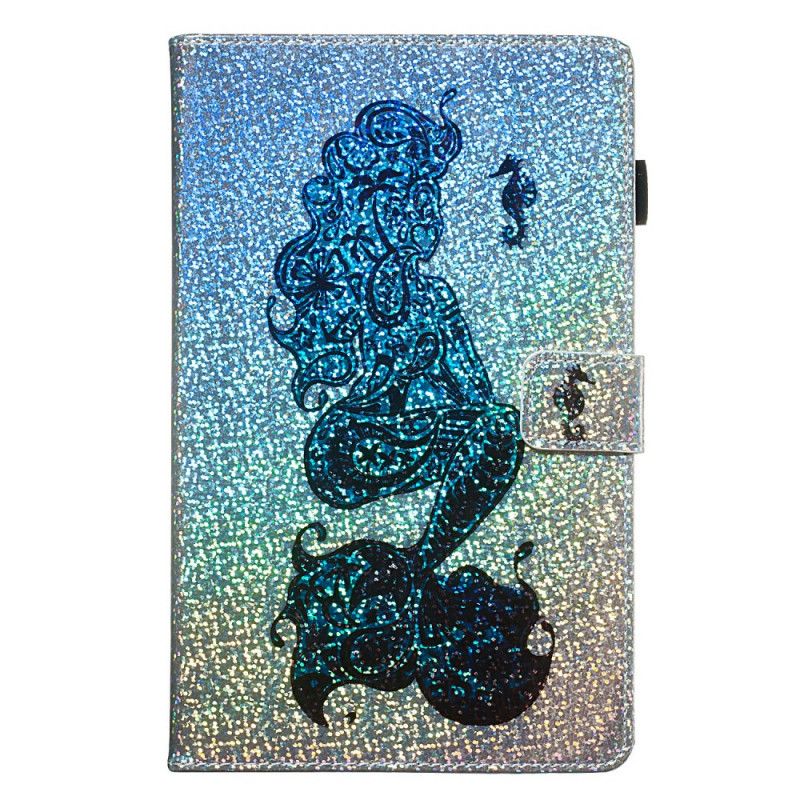 Skyddsfodral Samsung Galaxy Tab A 10.1 (2019) Sjöjungfru Glitter