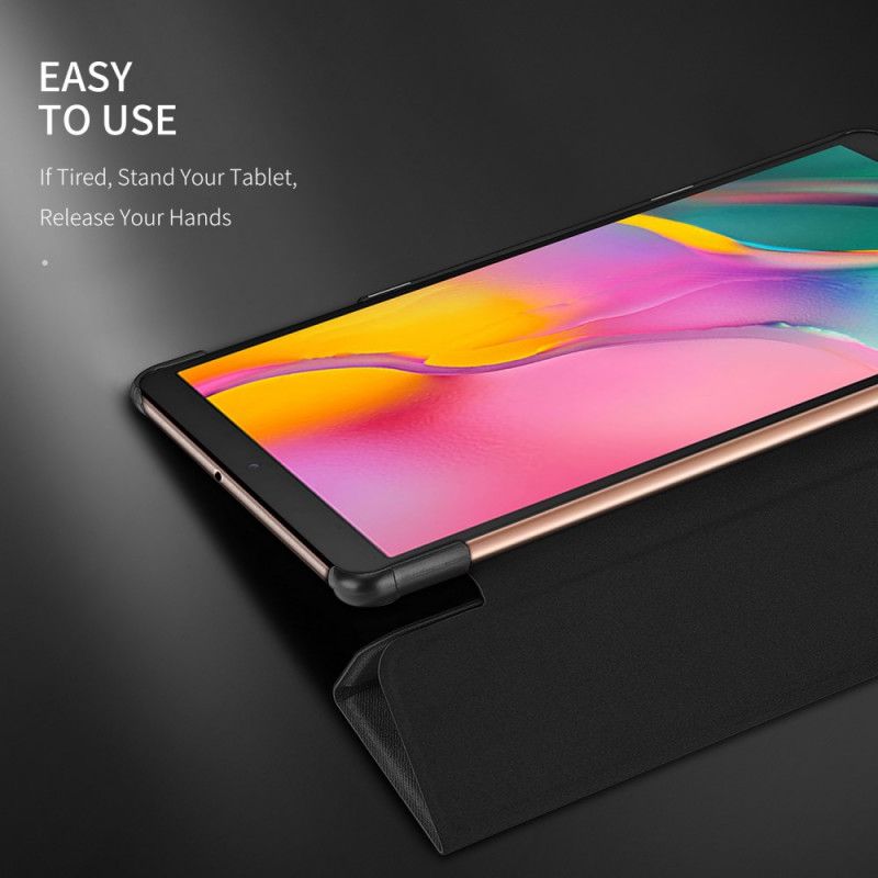 Smart Fodral Samsung Galaxy Tab A 10.1 (2019) Svart Domo-Serien Dux-Ducis