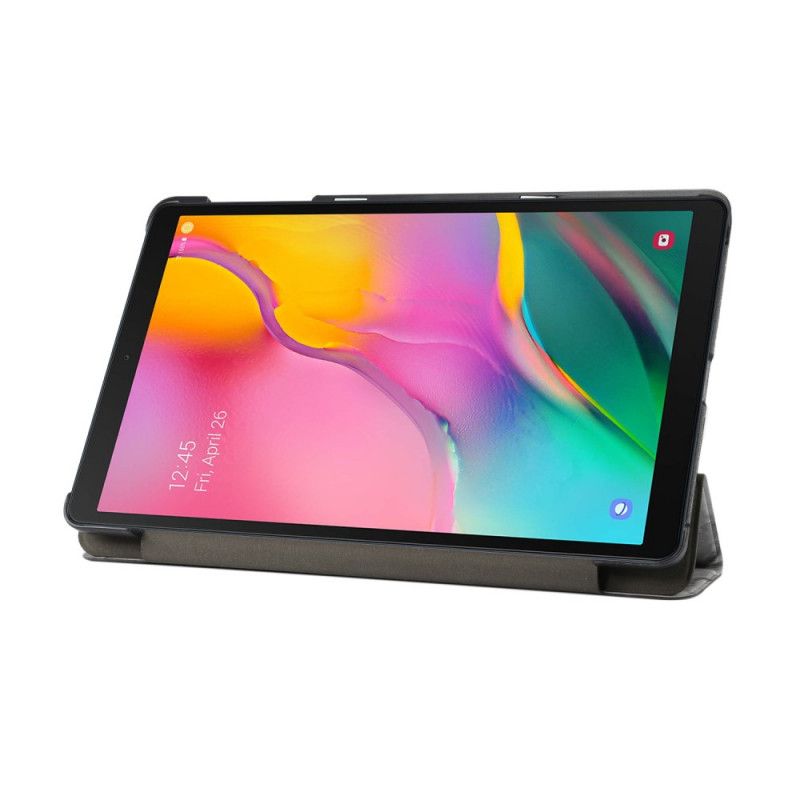Smart Fodral Samsung Galaxy Tab A 10.1 (2019) Vit Marmorstil