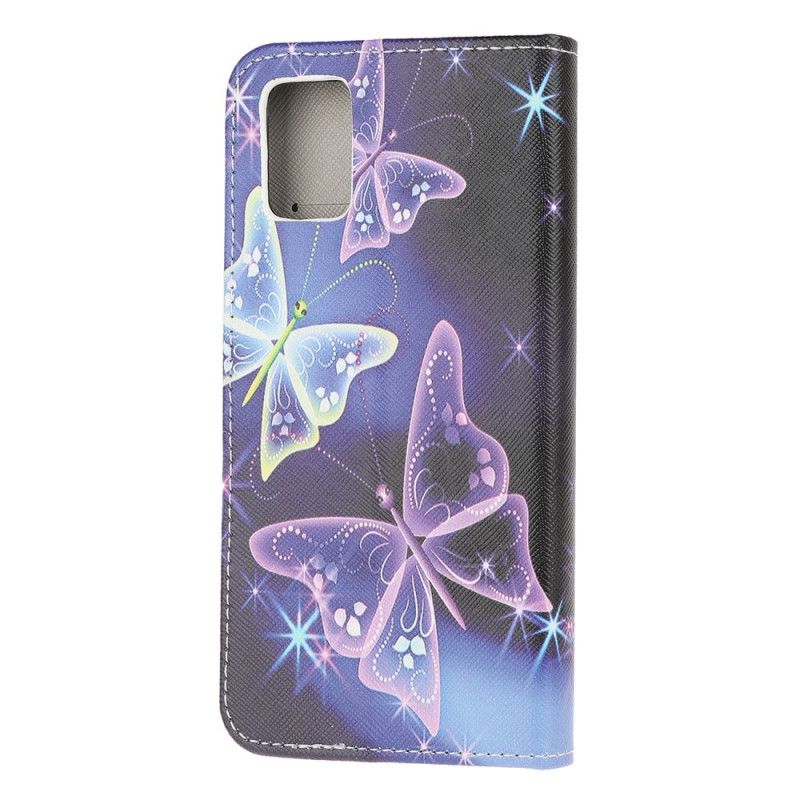 Fodral Samsung Galaxy A52 4G / A52 5G Neonfjärilar