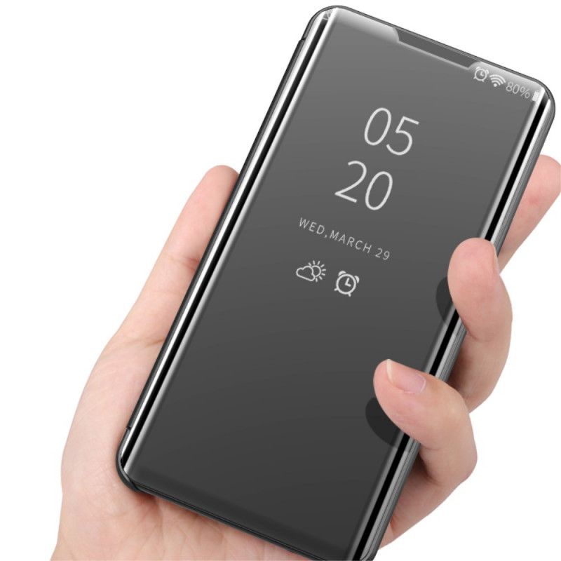 Folio-fodral för Samsung Galaxy A52 4G / A52 5G Svart Spegel