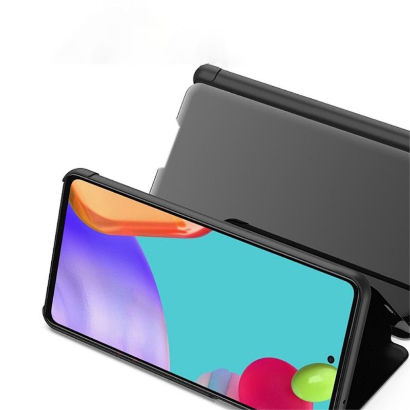 Folio-fodral för Samsung Galaxy A52 4G / A52 5G Svart Spegel