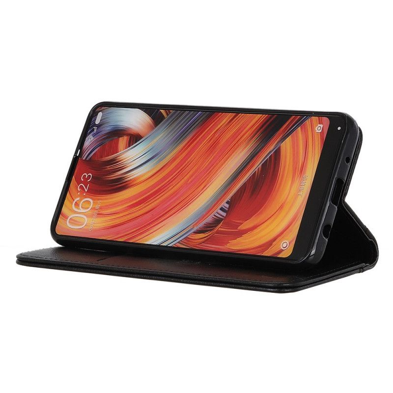 Folio-fodral Samsung Galaxy A52 4G / A52 5G Svart Elegant Splitlitchiläder