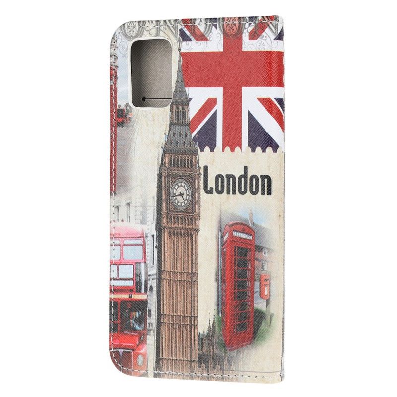 Läderfodral Samsung Galaxy A52 4G / A52 5G Mobilskal Liv I London
