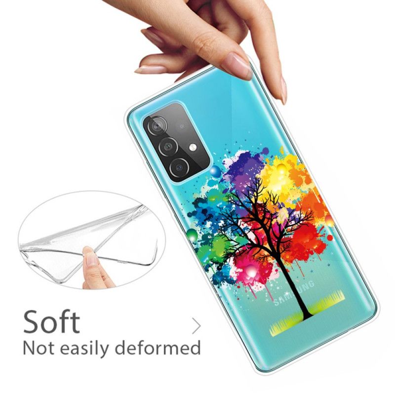 Skal för Samsung Galaxy A52 4G / A52 5G Akvarell Träd