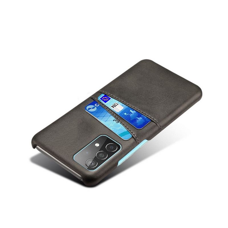 Skal för Samsung Galaxy A52 4G / A52 5G Svart Ksq-Korthållare