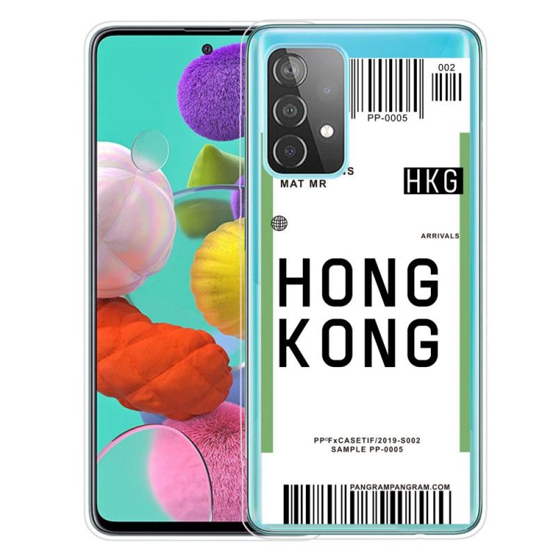 Skal Samsung Galaxy A52 4G / A52 5G Boardingkort Till Hong Kong