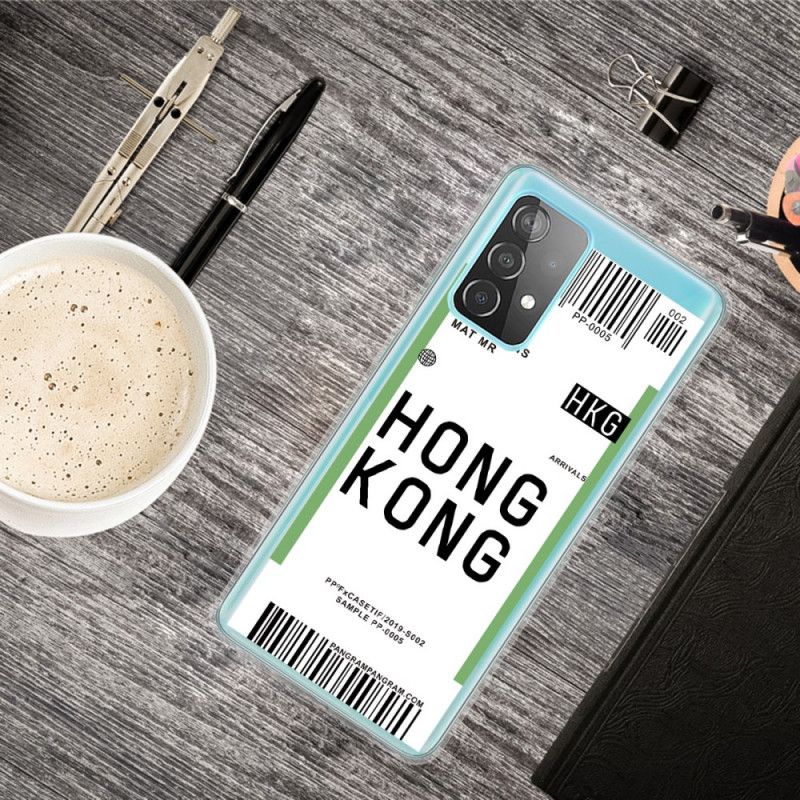 Skal Samsung Galaxy A52 4G / A52 5G Boardingkort Till Hong Kong