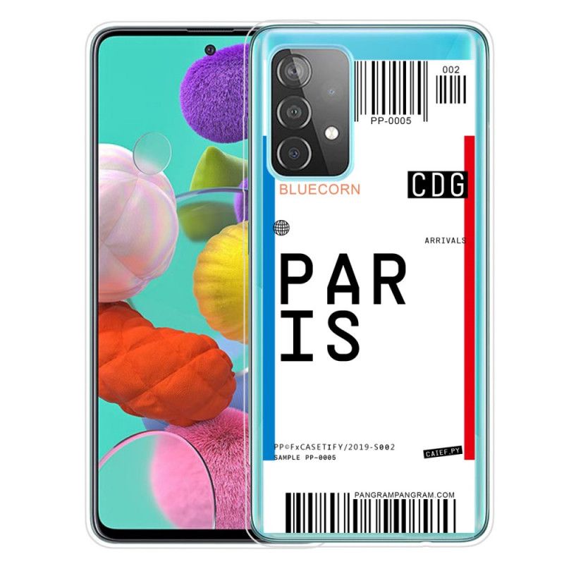 Skal Samsung Galaxy A52 4G / A52 5G Boardingkort Till Paris
