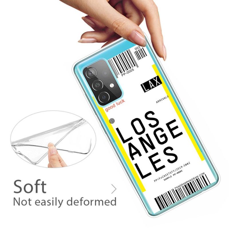 Skal Samsung Galaxy A52 4G / A52 5G Mobilskal Ombordstigningskort Till Los Angeles