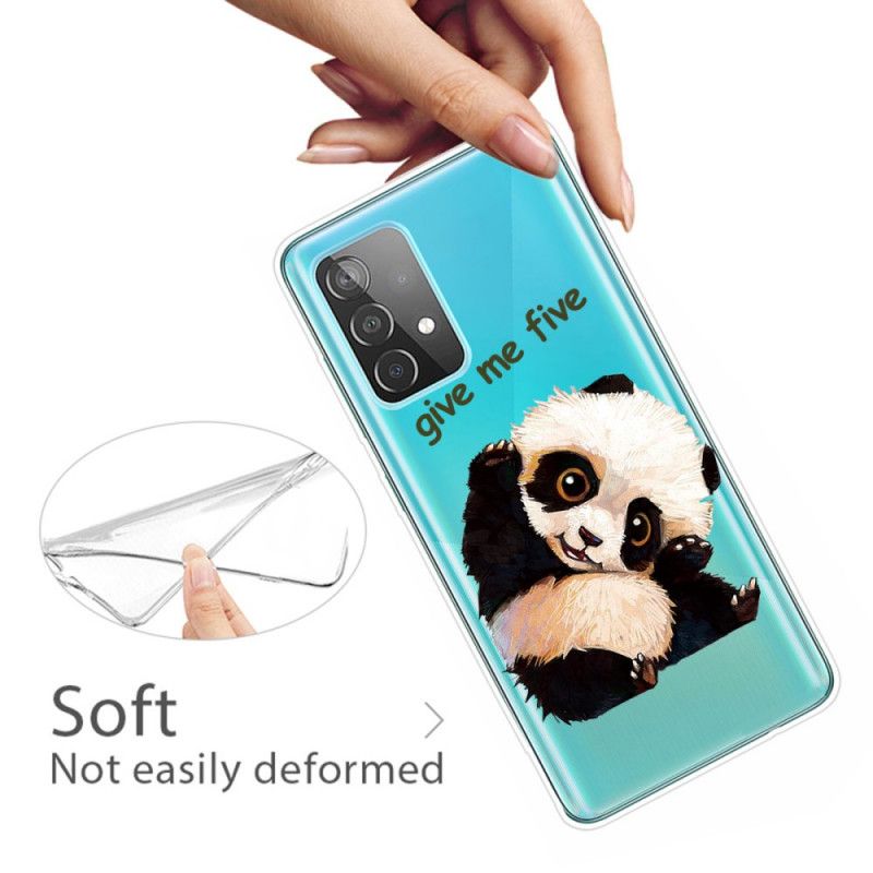 Skal Samsung Galaxy A52 4G / A52 5G Transparent Panda Ge Mig Fem