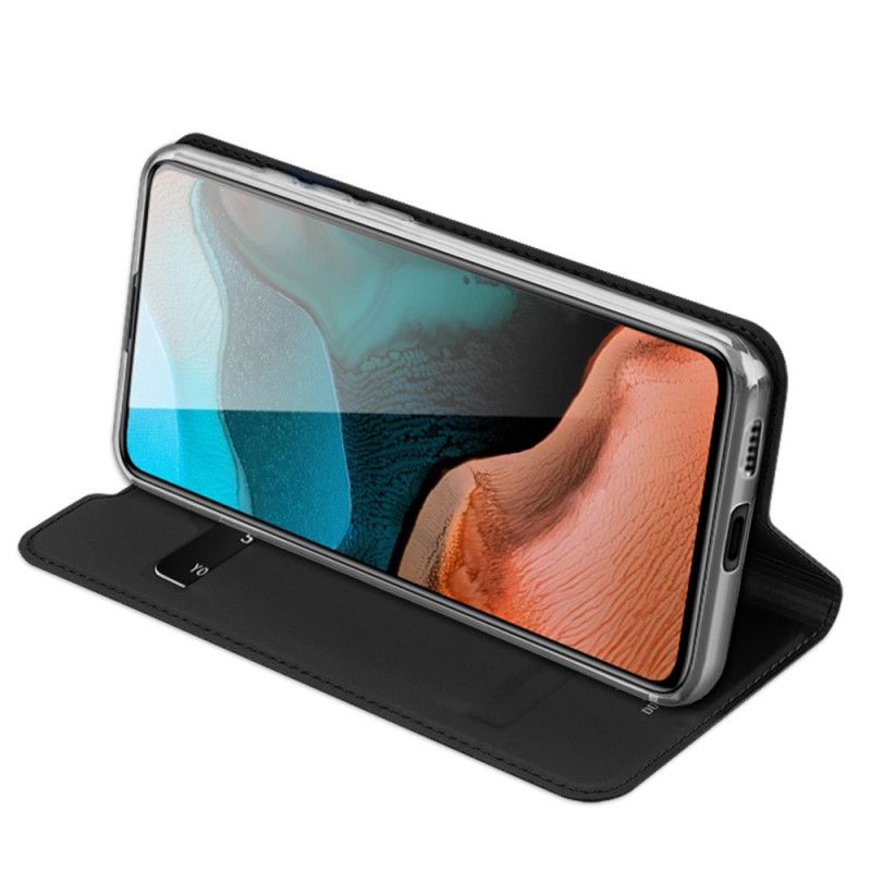 Folio-fodral för Xiaomi Poco F2 Pro Svart Pro Dux Ducis Hud