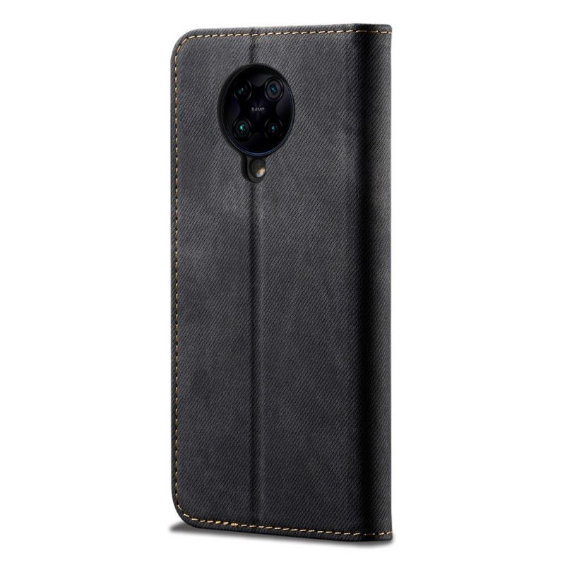 Folio-fodral Xiaomi Poco F2 Pro Svart Jeanstyg