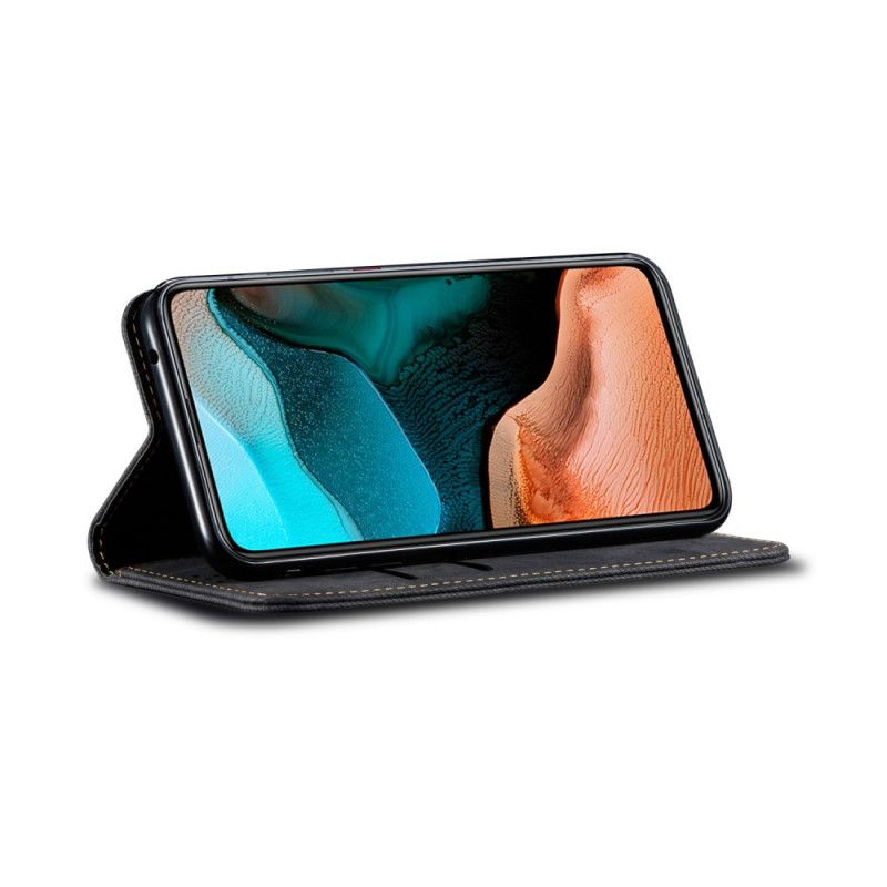 Folio-fodral Xiaomi Poco F2 Pro Svart Jeanstyg