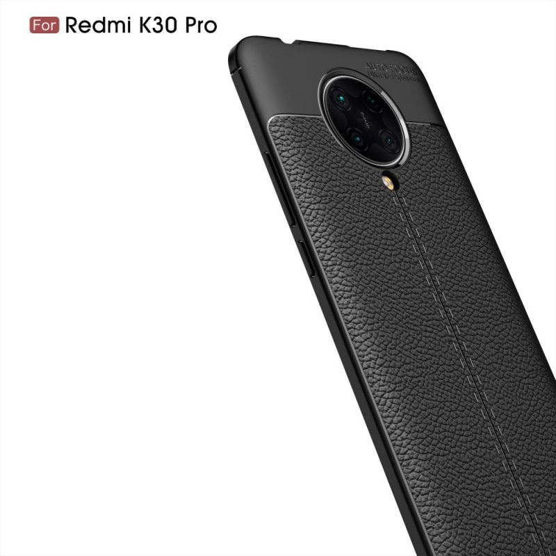 Skal Xiaomi Poco F2 Pro Svart Dubbel Linjelychélädereffekt