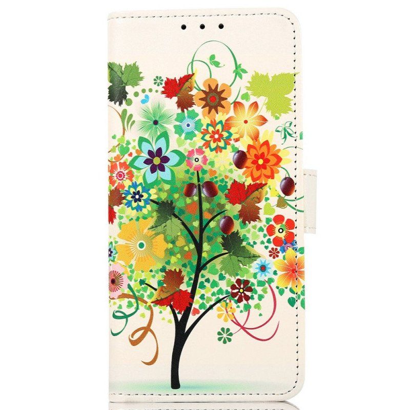 Folio-fodral Samsung Galaxy M33 5G Blommande Träd