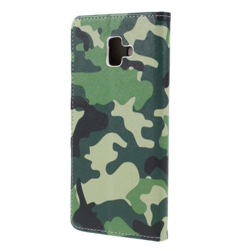 Fodral för Samsung Galaxy J6 Plus Militär Kamouflage