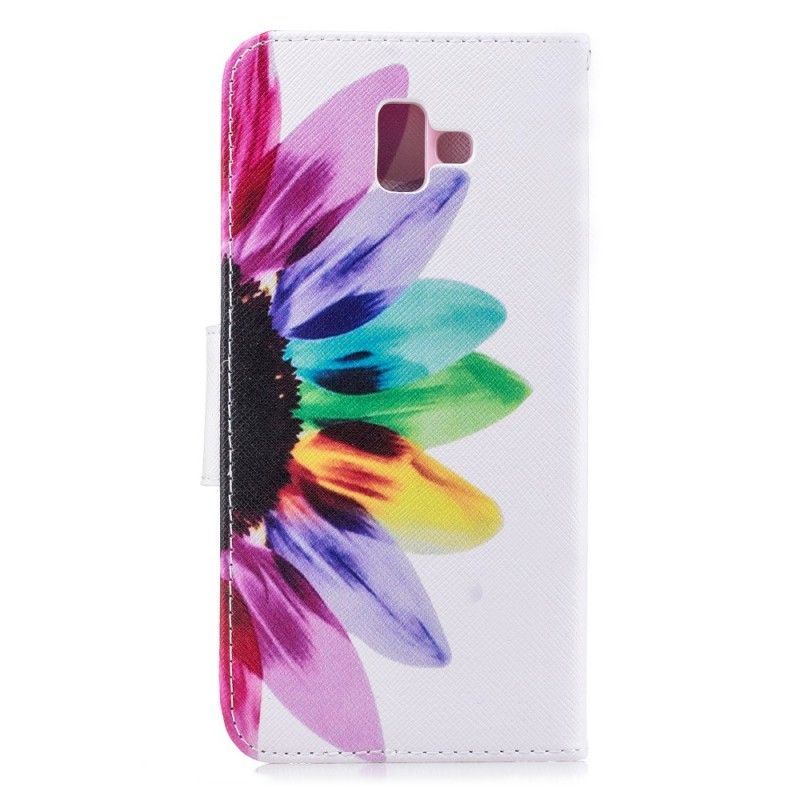 Fodral Samsung Galaxy J6 Plus Akvarellblomma