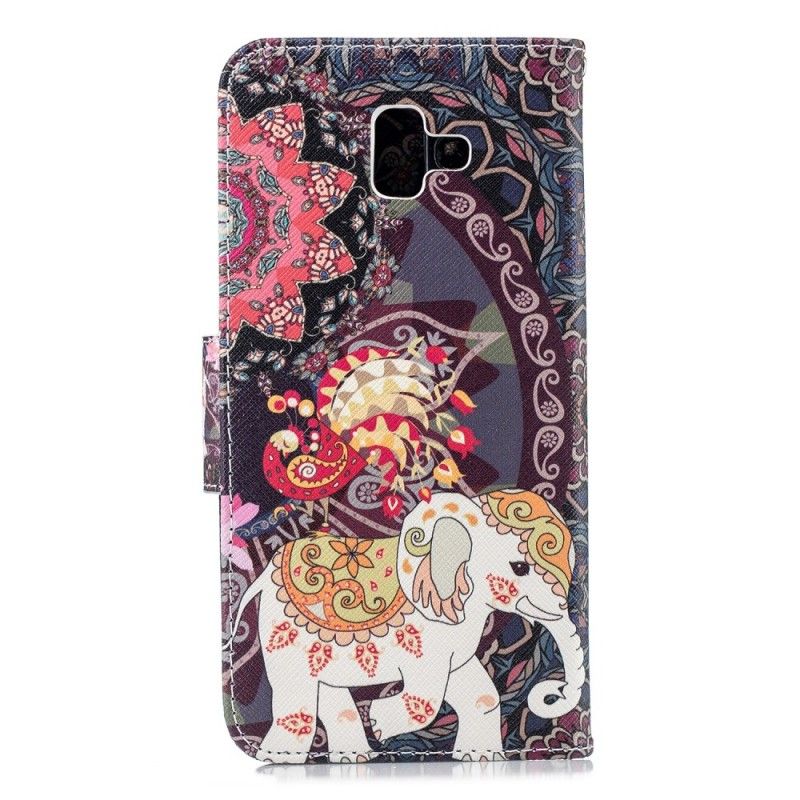 Fodral Samsung Galaxy J6 Plus Etnisk Elefantmandala