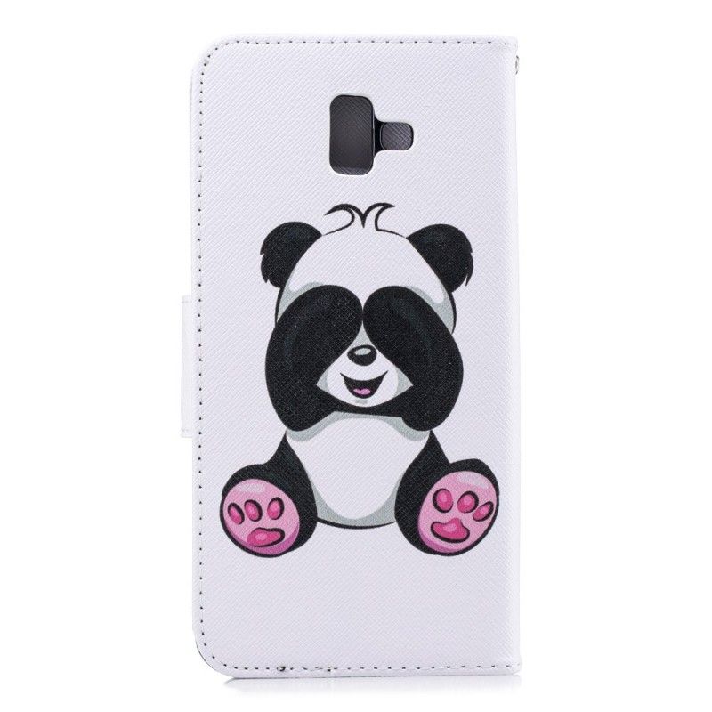 Fodral Samsung Galaxy J6 Plus Rolig Panda