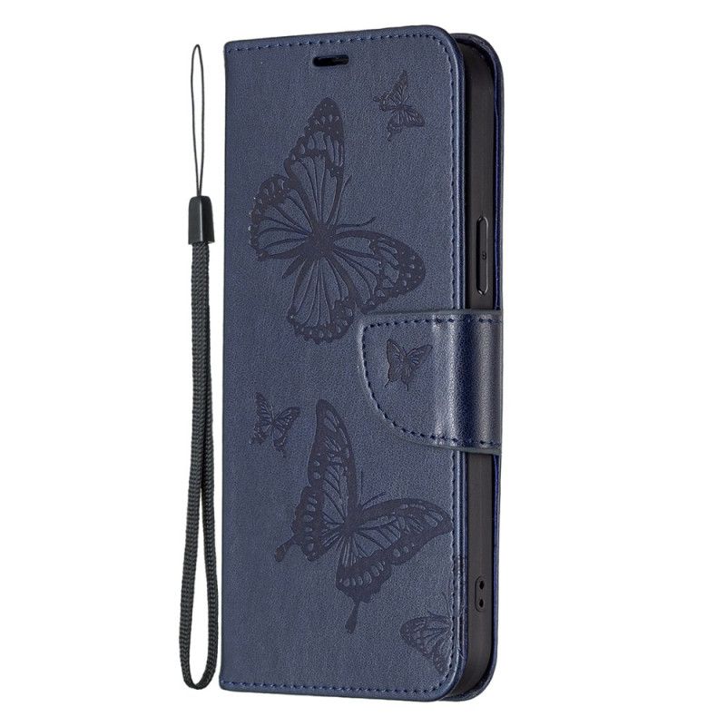 Fodral Xiaomi Redmi Note 13 5g Butterflies Design With Lanyard