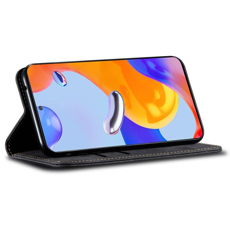 Folio-fodral För Xiaomi Redmi Note 13 5g Jeanns Tyg