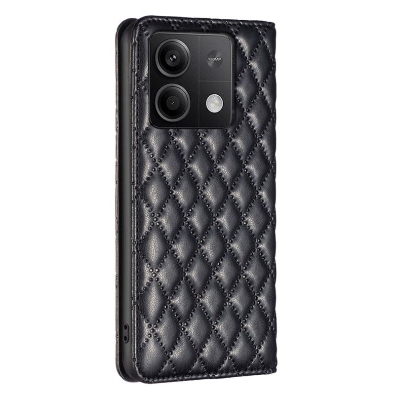 Folio-fodral Xiaomi Redmi Note 13 5g Telefonfodral Quiltad Binfen Färg