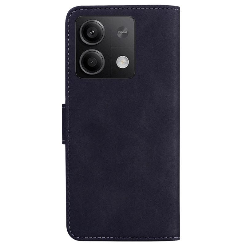 Läderfodral Xiaomi Redmi Note 13 5g Telefonfodral Fjärilsmönster